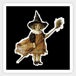 Young Victorian Witch Magnet